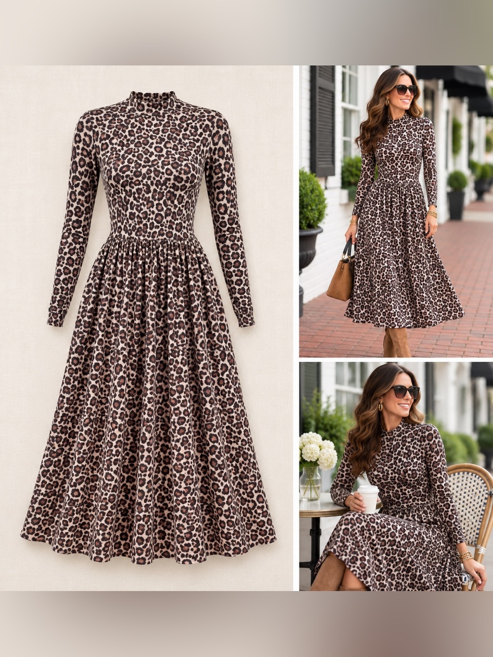 ALDEN ADAIR- Mochi Dress, Jaguar cheetah NWT